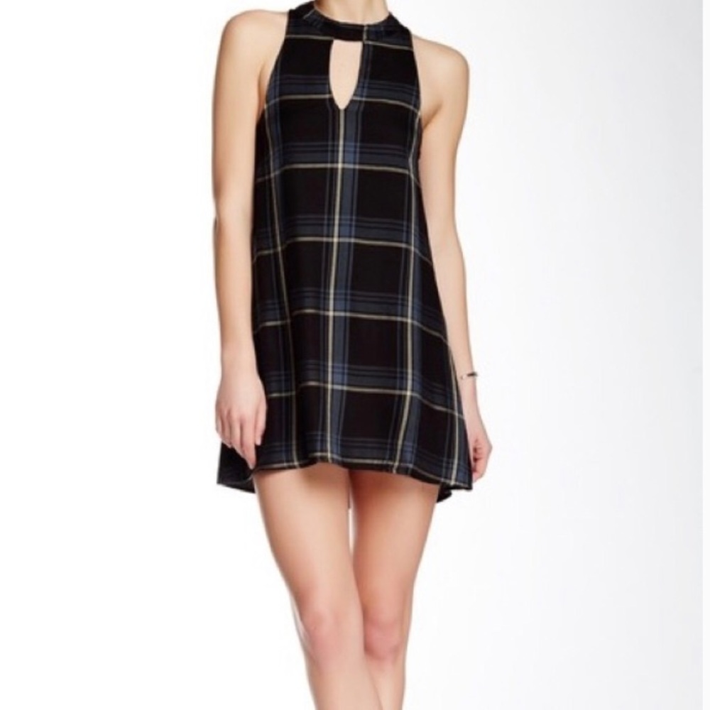 Gentle Fawn Koi Plaid A-Line Dress